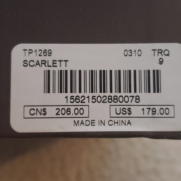 Never worn scarf stiletto shoes - Picture 7 of 7